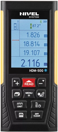 DALMIERZ LASEROWY NIVEL SYSTEM HDM-50G (USB,BLUETOOTH)