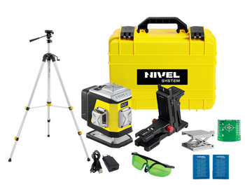 Nivel System CL2B Laser Krzyżowy 2x360 NIebieski + Statyw SJJ-M1 EX