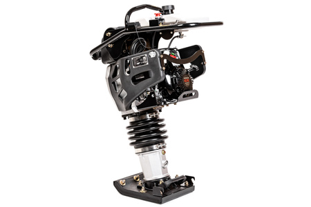 STOPA WIBRACYJNA, ZAGĘSZCZARKA STOPOWA (UBIJAK)  80 KG SKOCZEK CEDRUS ST82H-PRO PROFESSIONAL, 280 MM, 15kN, HONDA GXR120 + KOŁA TRANSPORTOWE