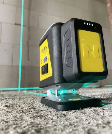 Nivel System CL3B Laser Krzyżowy 3x360 Niebieski + Tyczka LP-36