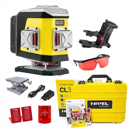 Nivel System CL3R Laser Krzyżowy 3x360 Czerwony