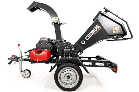 ROZDRABNIACZ SPALINOWY DO GAŁĘZI CEDRUS RBR13 R13 PROFESSIONAL ( RĘBAK ) LONCIN LC2V80FD ELEKTRYCZNY ROZRUCH 24 KM PRZYCZEPKA LEKKA JONCO