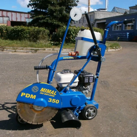 JEZDNA PRZECINARKA SPALINOWA MIMAL PDM350 (350 MM), GŁĘBOKOŚĆ CIĘCIA 110 MM