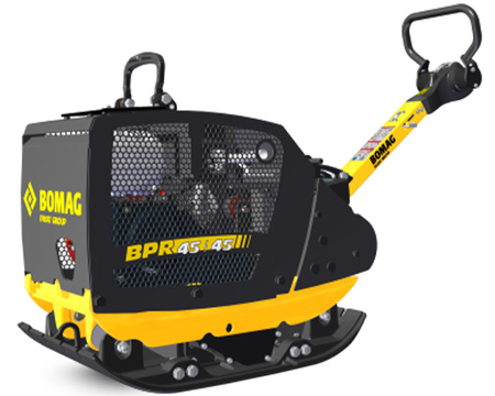 ZAGĘSZCZARKA REWERSYJNA 340 KG BOMAG BPR 45/45, 450 MM, ROZRUCH RĘCZNY, HONDA GX 270