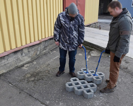CHWYTAKI DO PŁYT AŻUROWYCH MIMAL CHA (PARA)
