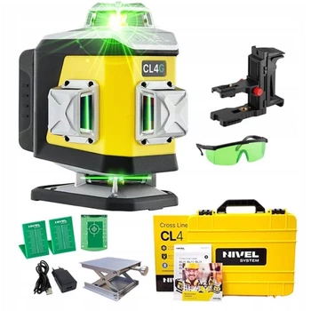 Nivel System CL4G Laser Krzyżowy 4x360 Zielony