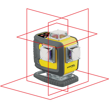 MULTI-LASER KRZYŻOWY NIVEL SYSTEM CL4D-R CZERWONY (4 X 360)