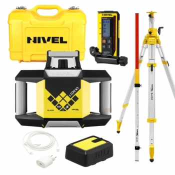 NIWELATOR LASEROWY NIVEL SYSTEM NL300R DIGITAL + ŁATA LS-24 + STATYW SJJ32 + WALIZKA