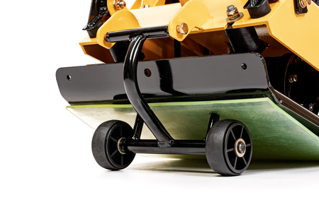 ZAGĘSZCZARKA JEDNOKIERUNKOWA 88 KG CEDRUS ZG90L-F, 440 MM, LONCIN G200F + MATA DO KOSTKI + KOŁA TRANSPORTOWE