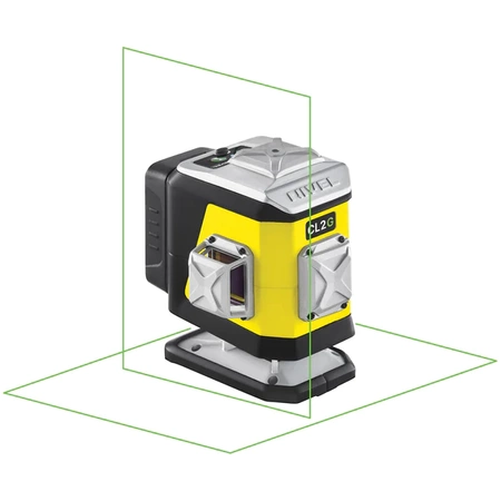 Nivel System CL2G Laser Krzyżowy 2x360 Zielony + Statyw SJJ-M1 EX + Czujnik CLS-4