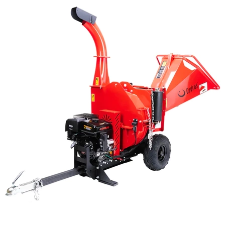 ROZDRABNIACZ SPALINOWY DO GAŁĘZI CEDRUS RB05PRO-HE-E ( RĘBAK ) LONCIN G420F ELEKTRYCZNY ROZRUCH HYDRAULICZNY PODAJNIK