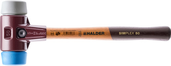 MŁOTEK HALDER SIMPLEX EH3013 50 MM MIĘKKI + ŚREDNIO TWARDY ELASTOMER 1060 g