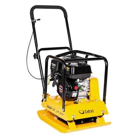 ZAGĘSZCZARKA SPALINOWA CEDRUS ZG07 96kg LONCIN G200F 20kN + MATA DO KOSTKI + KOŁA TRANSPORTOWE