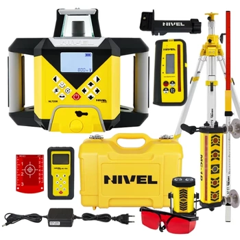 Nivel System NL720R DIGITAL NIWELATOR LASEROWY Z FUNKCJĄ AUTOWPASOWANIA + ŁATA LS-24 + STATYW SJJ32 + CZUJNIK MC-1D