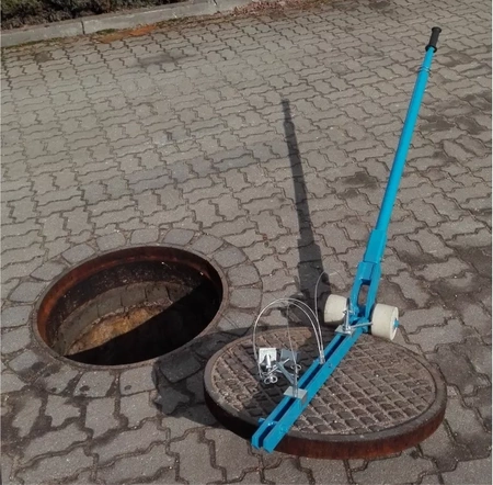 PODNOŚNIK (WYCIĄGACZ) DO POKRYW KANALIZACYJNYCH JAZON WP