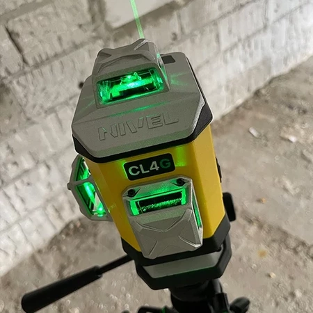 Nivel System CL4G Laser Krzyżowy 4x360 Zielony + Tyczka LP-36
