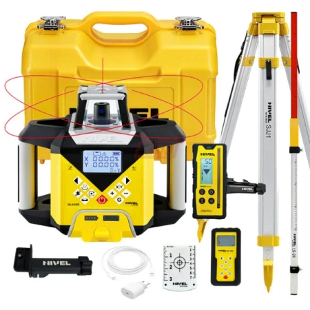 NIVEL SYSTEM NL640R DIGITAL NIWELATOR LASEROWY CYFROWY + ŁATA LS-24 + STATYW SJJ1 + WALIZKA