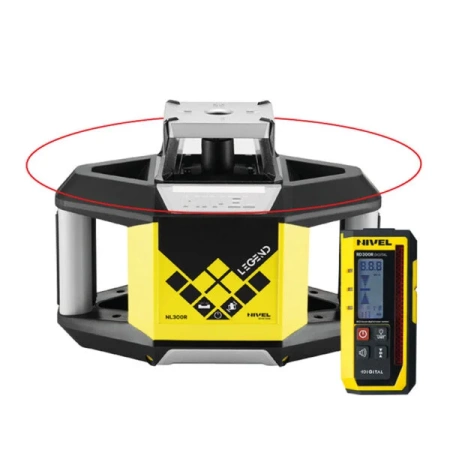 NIWELATOR LASEROWY NIVEL SYSTEM NL300R DIGITAL + ŁATA  LS-24 + STATYW SJJ1 + WALIZKA