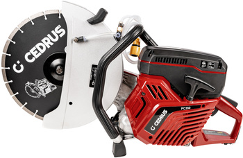 RĘCZNA PRZECINARKA SPALINOWA CEDRUS PC400 (400 MM), GŁĘBOKOŚĆ CIĘCIA 150 MM + TARCZA GRATIS