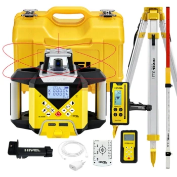 NIVEL SYSTEM NL640R DIGITAL NIWELATOR LASEROWY CYFROWY + ŁATA LS-24 + STATYW SJJ1 + WALIZKA
