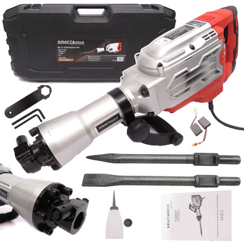 MŁOT WYBURZENIOWY KD1549, 1700W, 45J, HEX-30 + WALIZKA + 2 DŁUTA