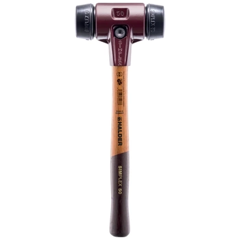 MŁOTEK HALDER SIMPLEX EH3002 80 MM ŚREDNIO-TWARDA GUMA 2870 g