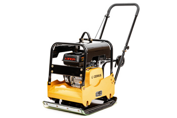 ZAGĘSZCZARKA JEDNOKIERUNKOWA 120 KG CEDRUS ZG120L, 500 MM, 25 kN, LONCIN G200F + MATA DO KOSTKI + KOŁA TRANSPORTOWE