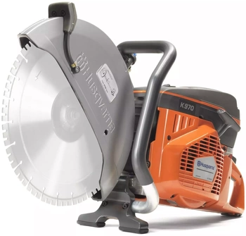 RĘCZNA PRZECINARKA SPALINOWA HUSQVARNA K 970 (350 MM), GŁĘBOKOŚĆ CIĘCIA 125 MM