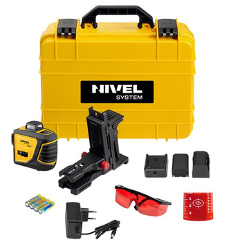 MULTI-LASER KRZYŻOWY NIVEL SYSTEM CL3D CZERWONY (3 X 360) nivel-system
