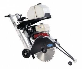 JEZDNA PRZECINARKA SPALINOWA TYROLIT FSG513 (500 MM), GŁĘBOKOŚĆ CIĘCIA 195 MM