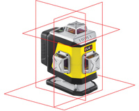 Nivel System CL4R Laser Krzyżowy 4x360 Czerwony