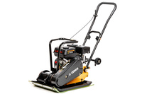 ZAGĘSZCZARKA JEDNOKIERUNKOWA 90 KG CEDRUS ZG90L, 500 MM, LONCIN G200F + MATA DO KOSTKI + KOŁA TRANSPORTOWE