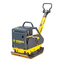 ZAGĘSZCZARKA REWERSYJNA 150 KG BOMAG BPR 25/40 D, 400 MM, ROZRUCH RĘCZNY, HATZ 1B20