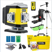 Nivel System CL3B Laser Krzyżowy 3x360 Niebieski + Statyw SJJ-M1 EX + Czujnik RD 800 DIGITAL