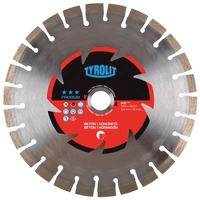TARCZA DIAMENTOWA TYROLIT PREMIUM DCC*** 350 MM DO BETONU (SZEROKOŚĆ 3,2 MM, OTWÓR MONTAŻOWY 25,4 MM)