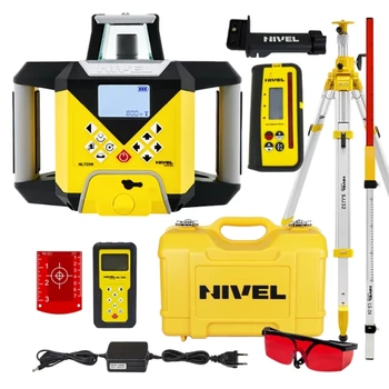 Nivel System NL720R DIGITAL NIWELATOR LASEROWY Z FUNKCJĄ AUTOWPASOWANIA + ŁATA LS-24 + STATYW SJJ32
