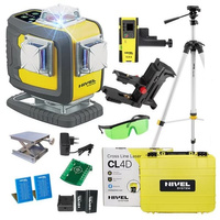 MULTI-LASER KRZYŻOWY NIVEL SYSTEM CL4D-B NIEBIESKI (4 X 360) + Statyw SJJ-M1 EX + Czujnik CLS-4