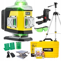 Nivel System CL4G Laser Krzyżowy 4x360 Zielony + Statyw SJJ-M1 EX