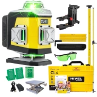 Nivel System CL4G Laser Krzyżowy 4x360 Zielony + Tyczka LP-36